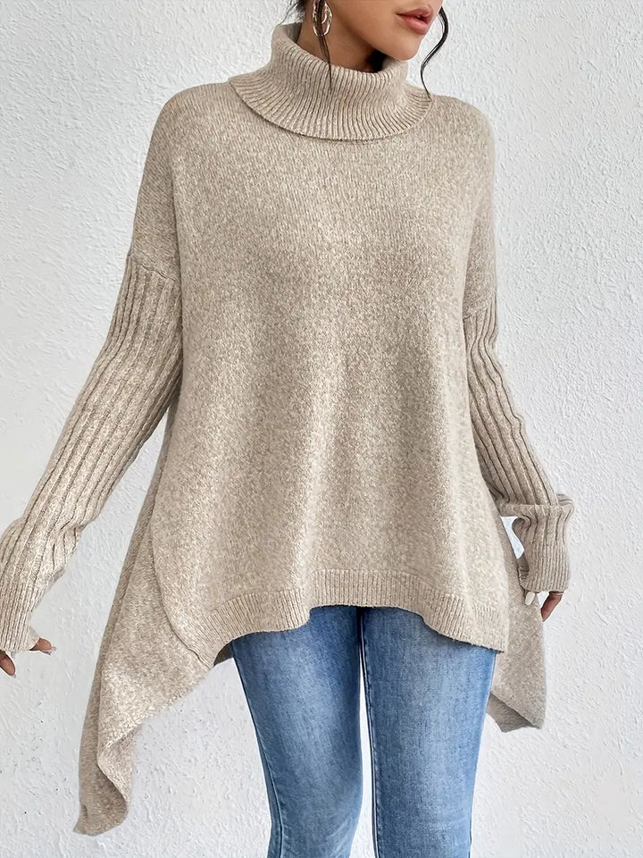Long Turtleneck Sweater – Oversized – Elegant