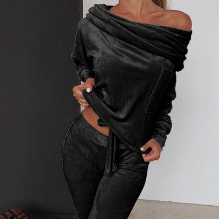 Relaxed Lounge Set – Draped Fit – Effortless Chic