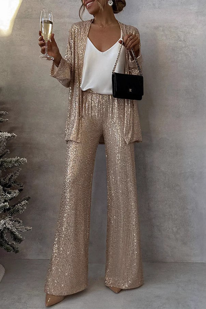 Sequin Suit – Luxe Shine Elegance