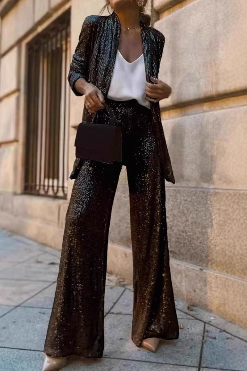 Sequin Suit – Luxe Shine Elegance