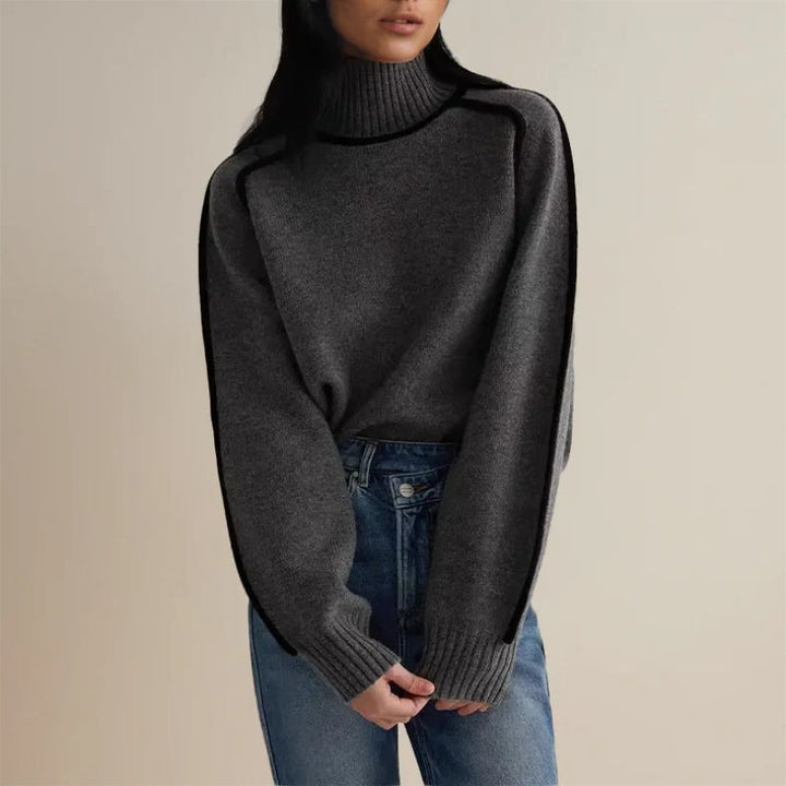 Women’s Turtleneck Sweater – Timeless Elegance – Cozy Fit