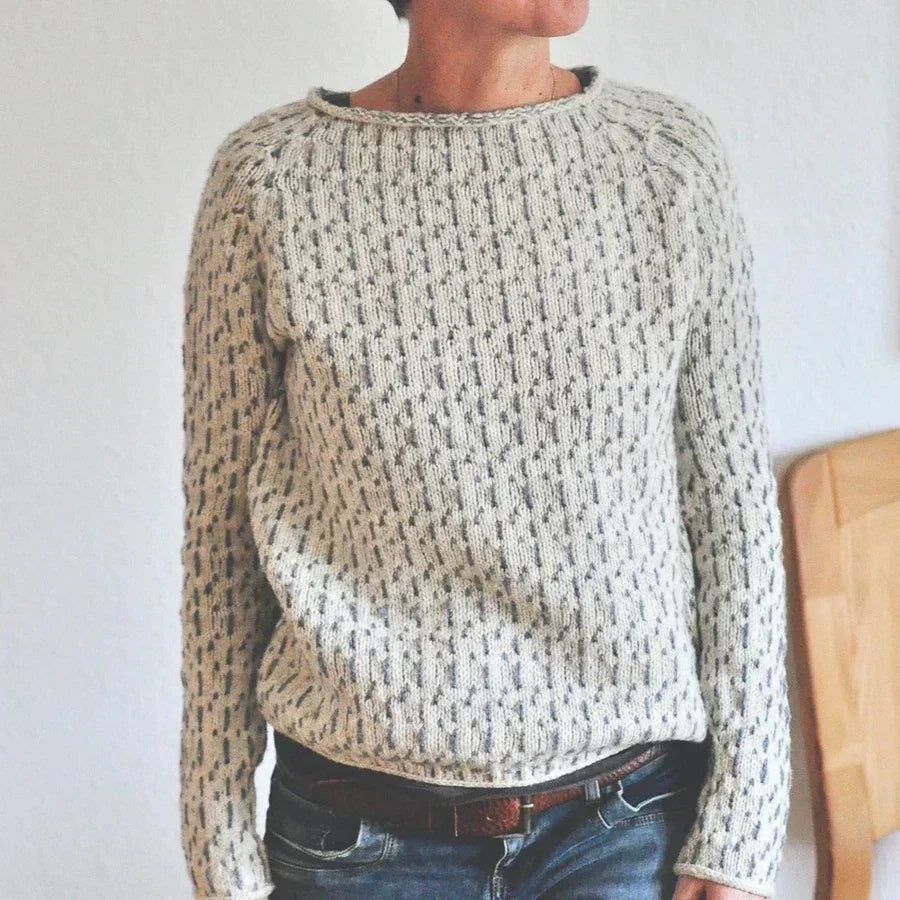 Sweater – Textured Knit – Relaxed Fit