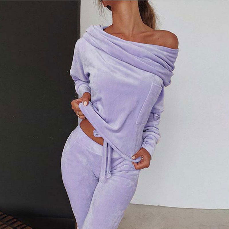 Relaxed Lounge Set – Draped Fit – Effortless Chic