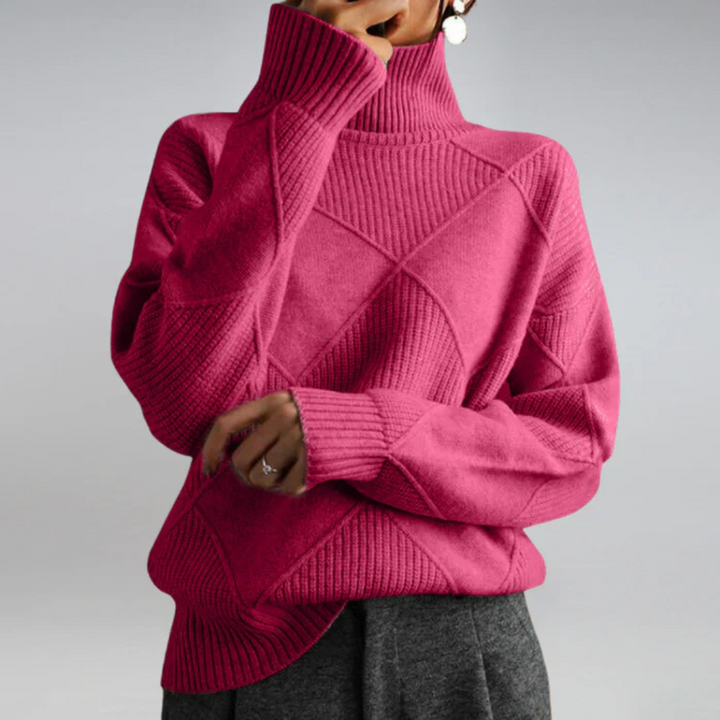 Women’s Turtleneck Sweater – Cozy Luxe Essential