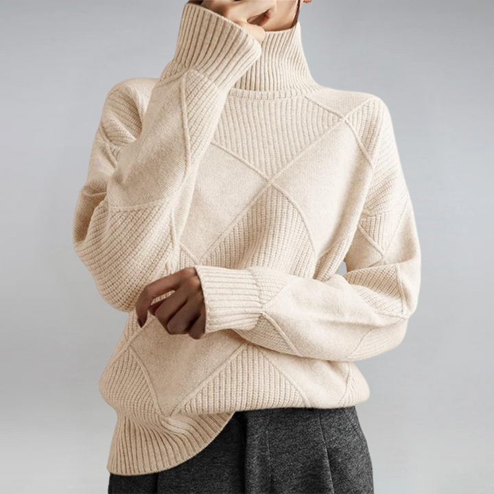 Women’s Turtleneck Sweater – Cozy Luxe Essential