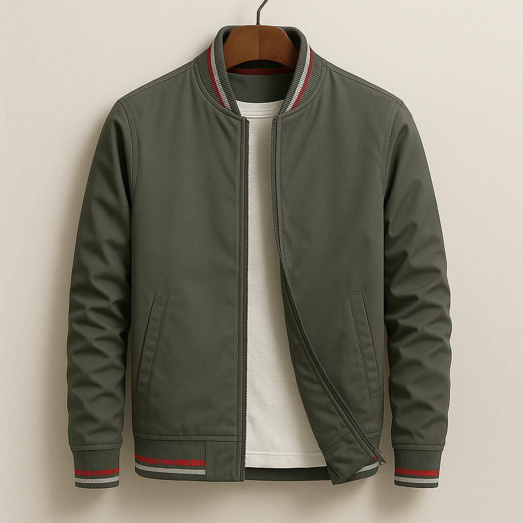 Bomber Jacket – Modern Fit – Zip Style