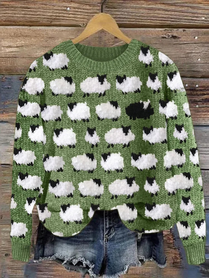 Knit Sweater – Cozy Fit – Statement Design