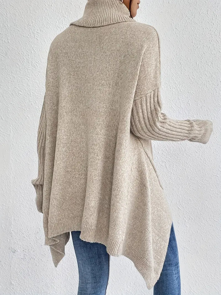 Long Turtleneck Sweater – Oversized – Elegant