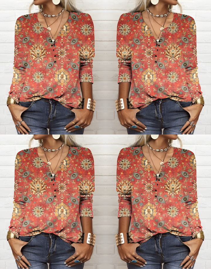 Blouse – Boho Print – Everyday Chic