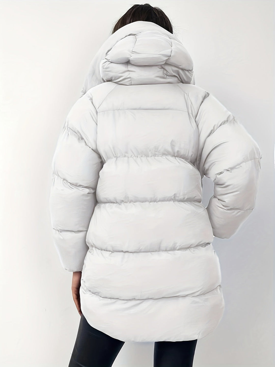 Women’s Short Puffer Jacket – Quilted Warmth – Modern Casual Style