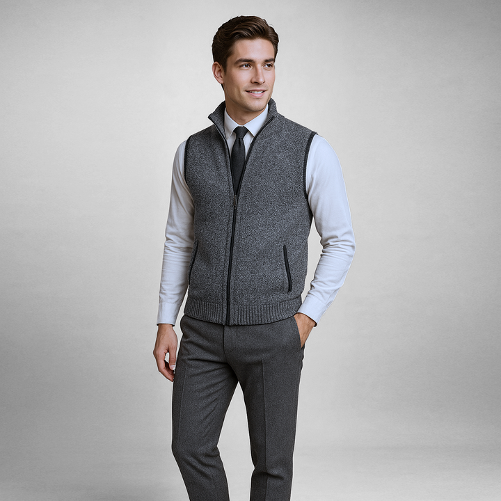 Knit Vest – Zip Front – Smart Layer
