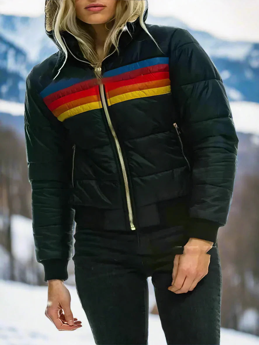 Quilted Jacket – Warm Striped Essential