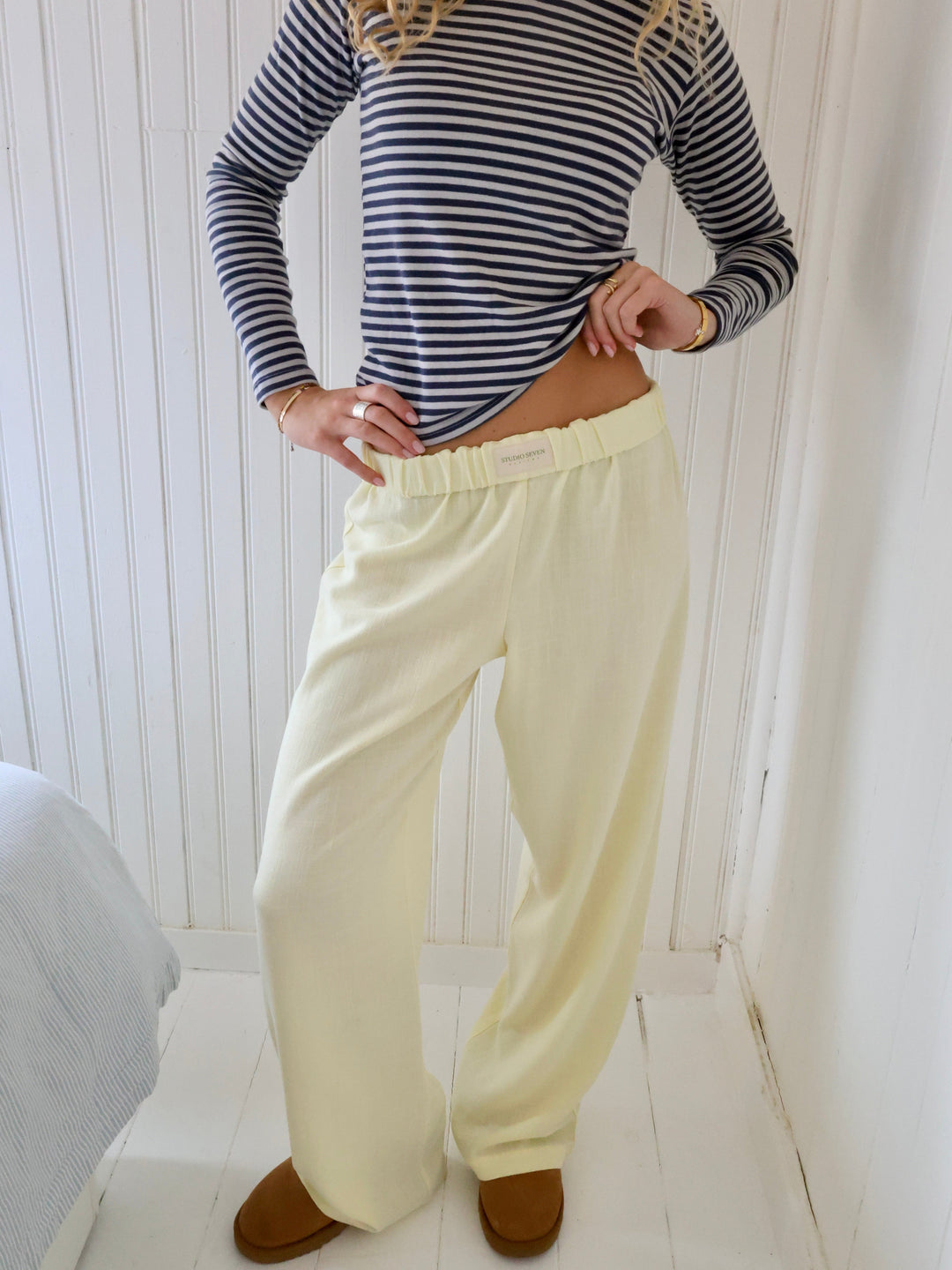 Lounge Pants – Wide Leg – Elastic Waist