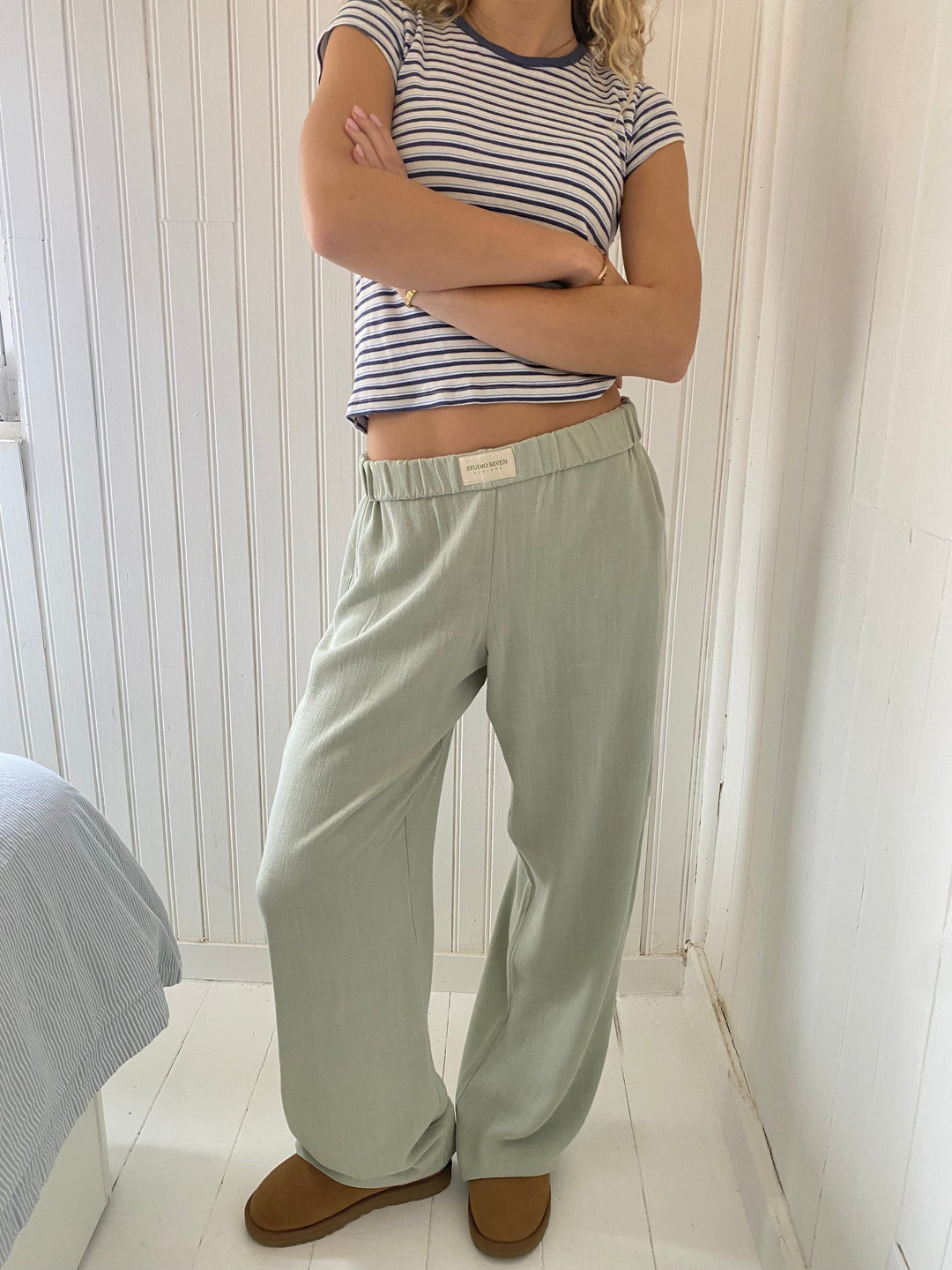 Lounge Pants – Wide Leg – Elastic Waist