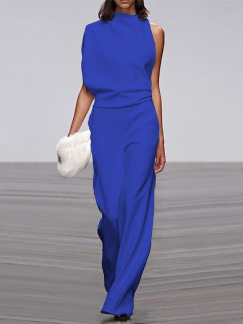 Elegant Sleeveless Jumpsuit – Minimalist –&nbsp; Chic One-Piece Outfit