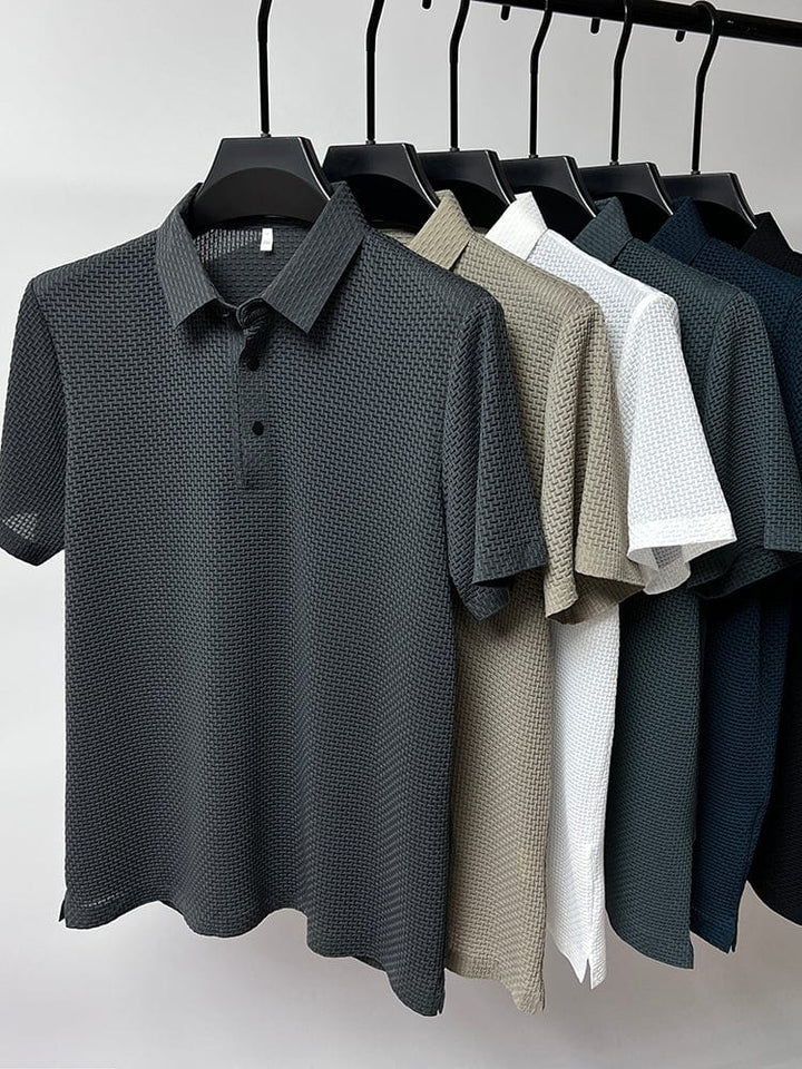 Polo Shirt – Breathable Mesh – Modern Fit