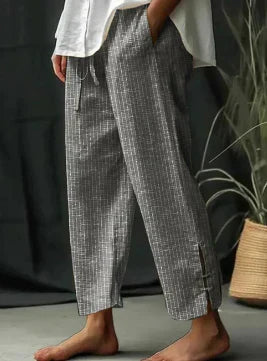Linen Wide Leg Pants – High Waist – Relaxed Fit
