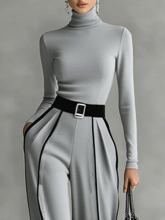 Two-Piece Set – High Neck – Elegant Fit