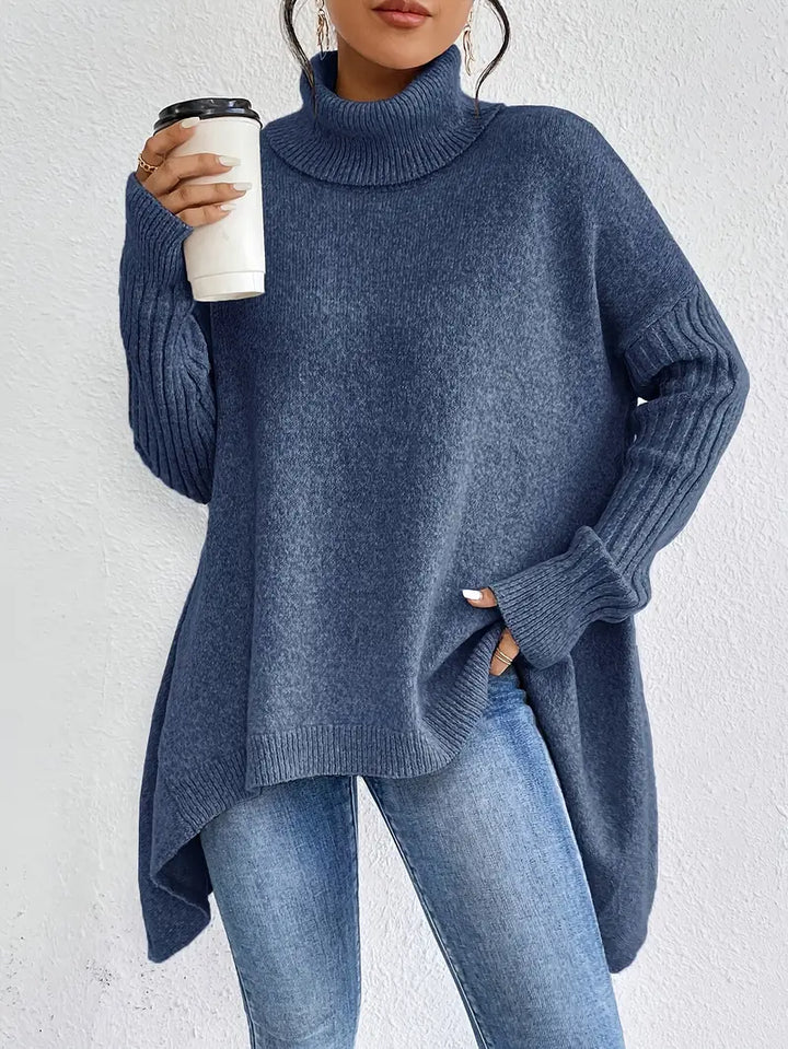 Long Turtleneck Sweater – Oversized – Elegant