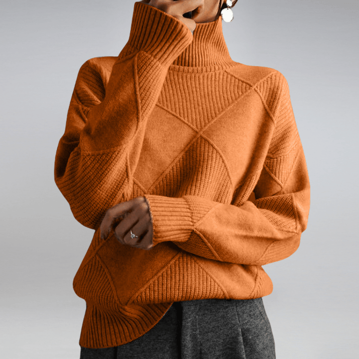 Sweater – Turtleneck – Geometric