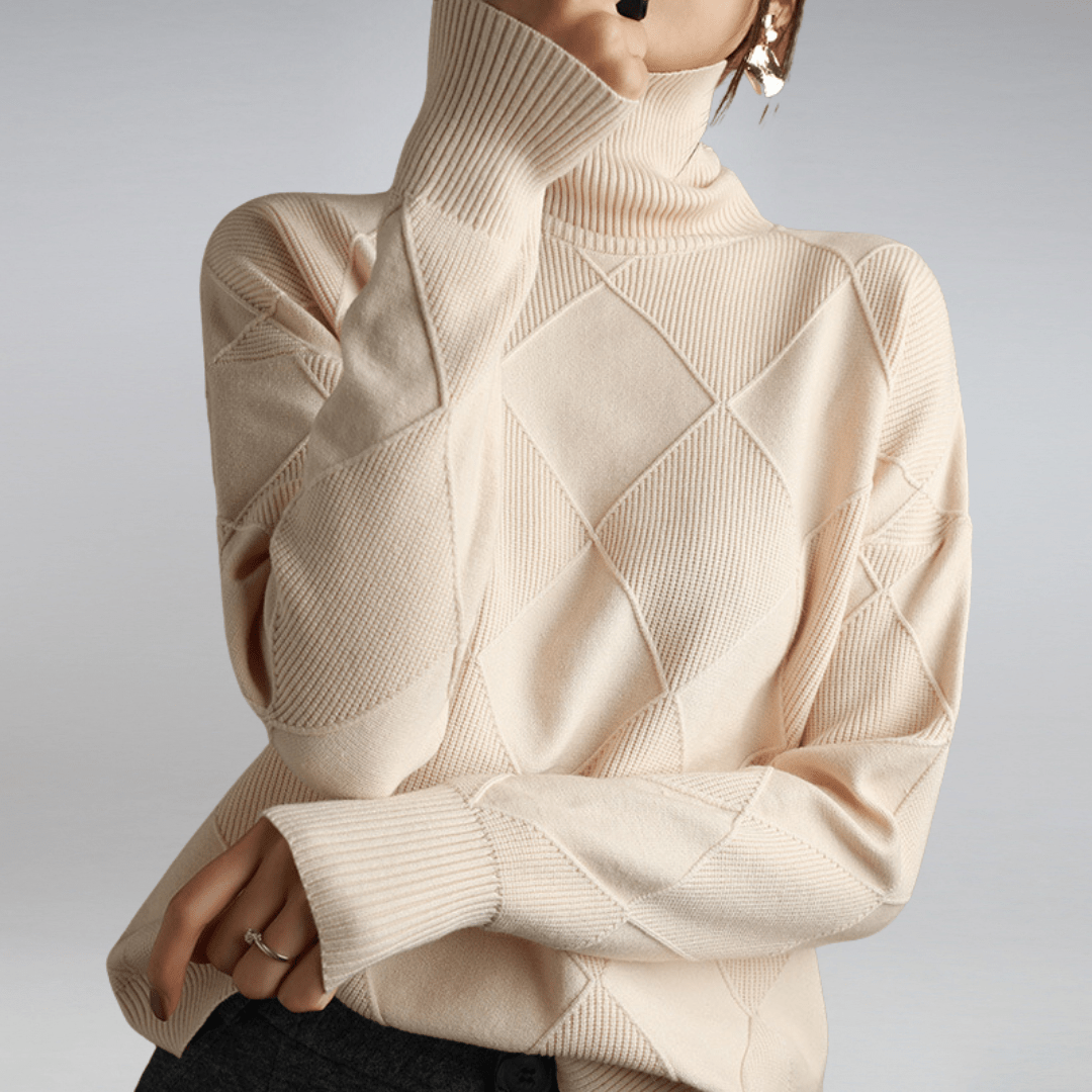 Sweater – Turtleneck – Geometric