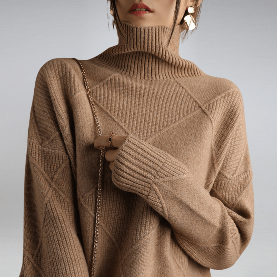 Sweater – Turtleneck – Geometric