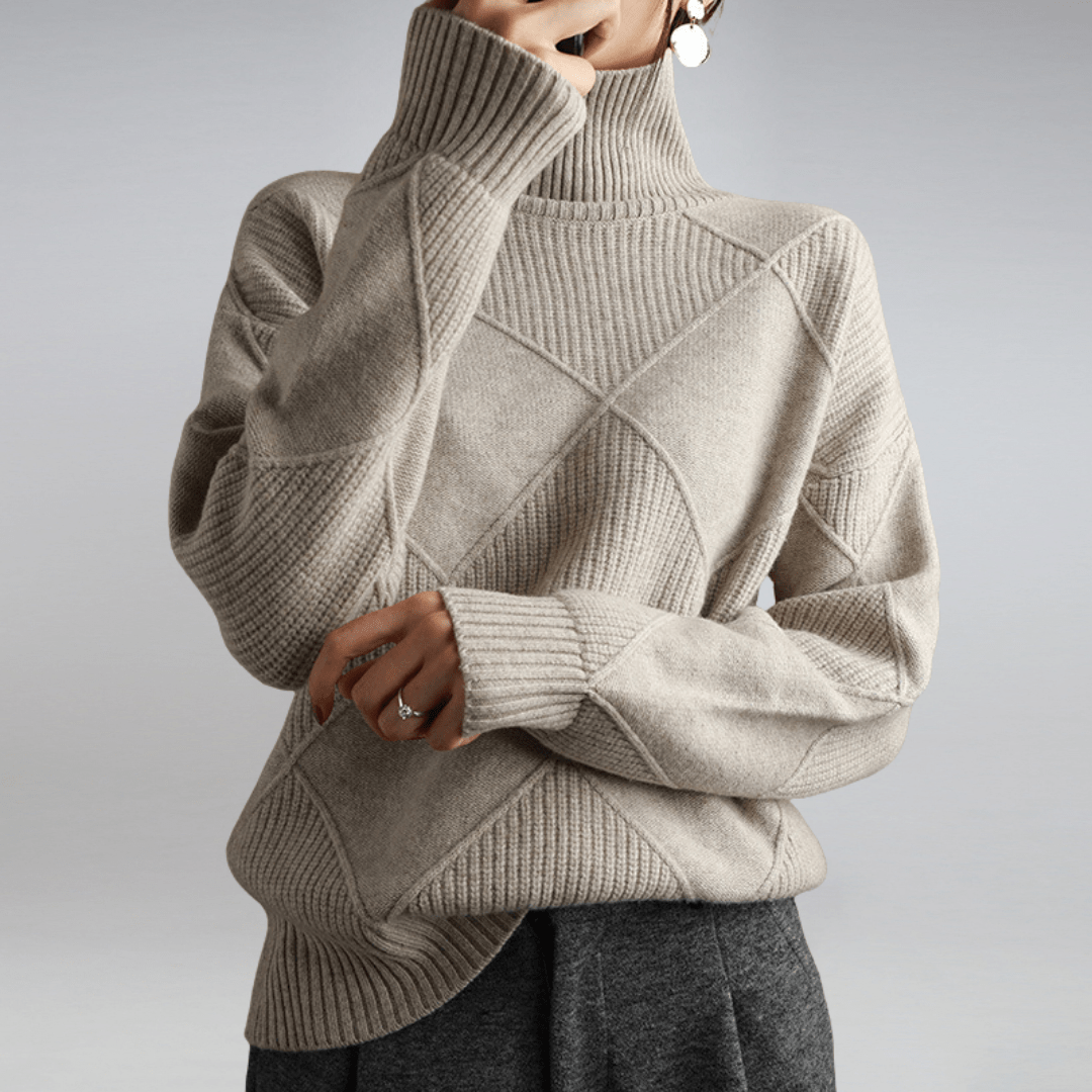 Sweater – Turtleneck – Geometric