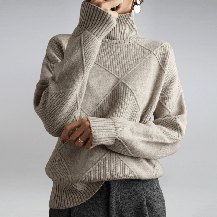 Sweater – Turtleneck – Geometric