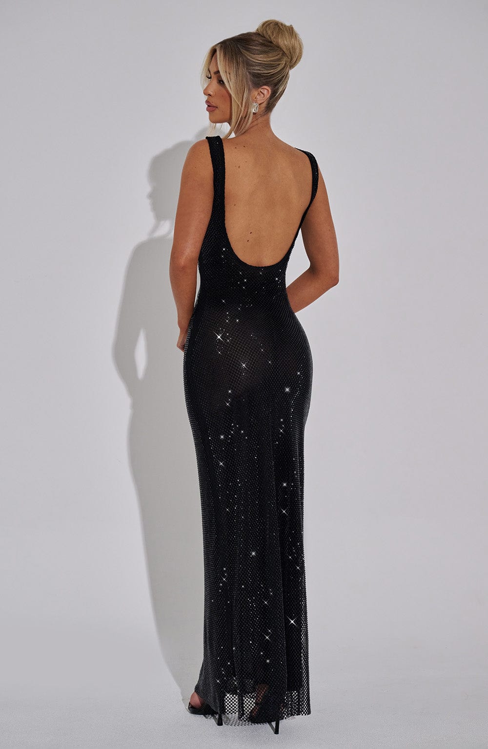 Evening Gown – Sparkling Low-Back Glam