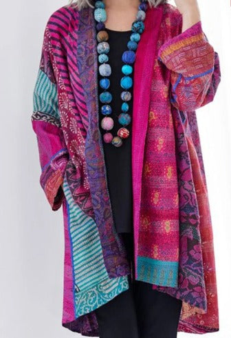 Patchwork Cardigan – Boho Elegance