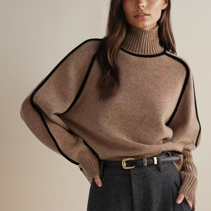 Women’s Turtleneck Sweater – Timeless Elegance – Cozy Fit