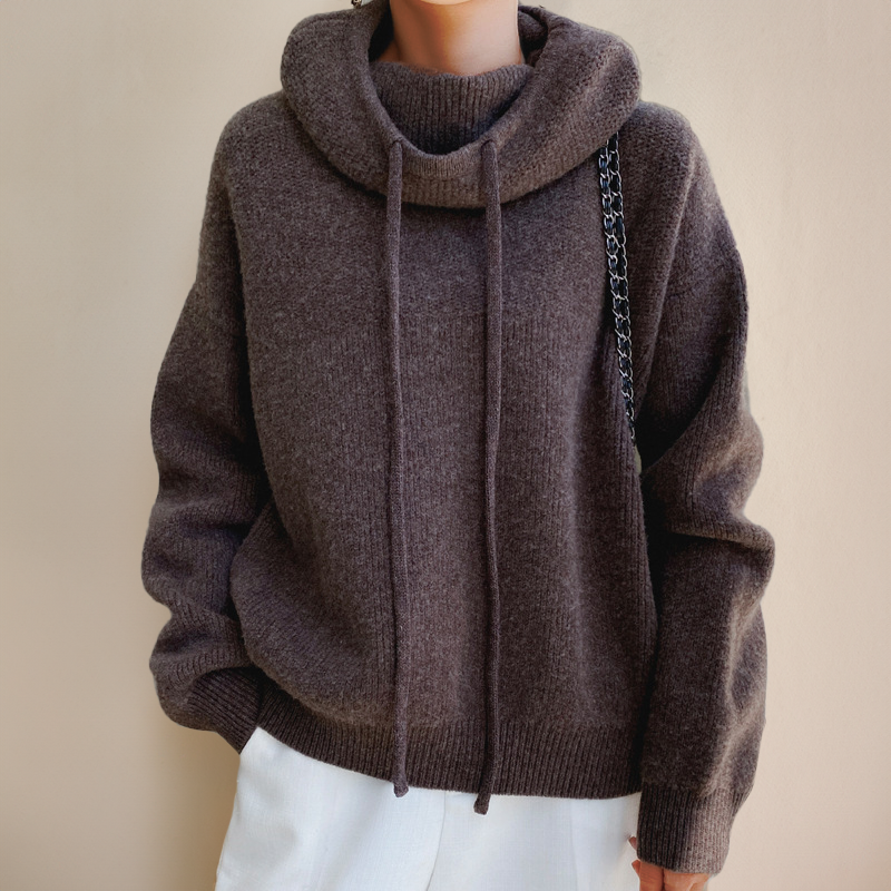Women’s Knit Hoodie – Relaxed Elegance – Everyday Luxury