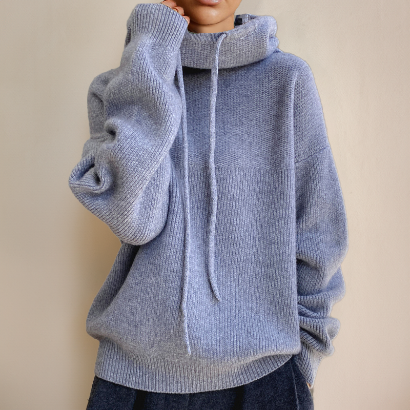 Women’s Knit Hoodie – Relaxed Elegance – Everyday Luxury