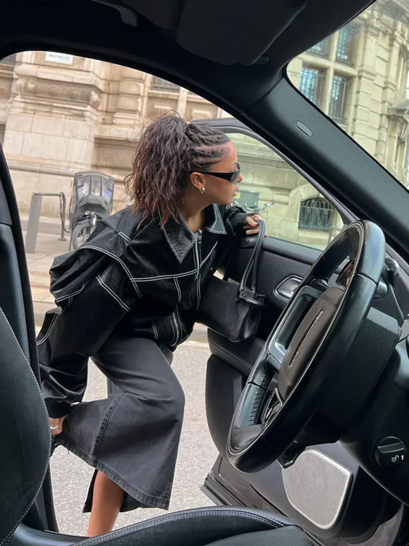 Women’s Fall/Winter Casual Oversized Zip-Up Jacket