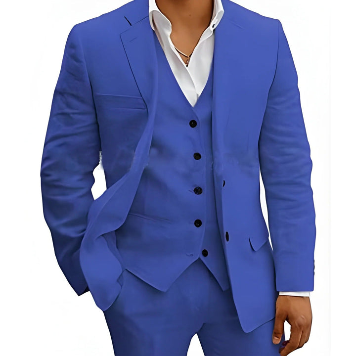 Men’s Linen Suit – Three Piece – Summer Wedding