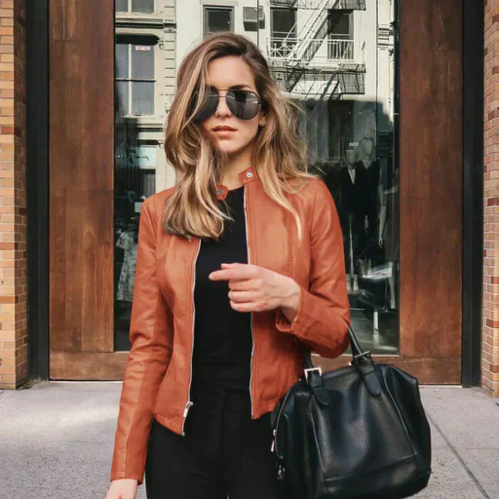 Leather Jacket – Tailored Zip – Timeless Edge