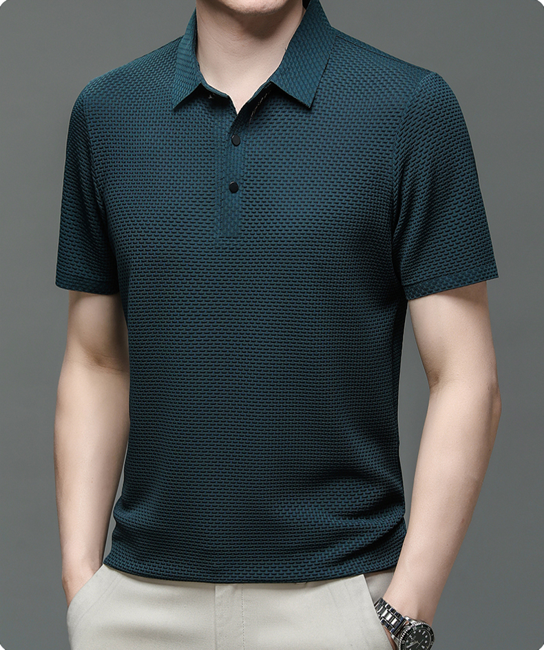 Polo Shirt – Breathable Mesh – Modern Fit