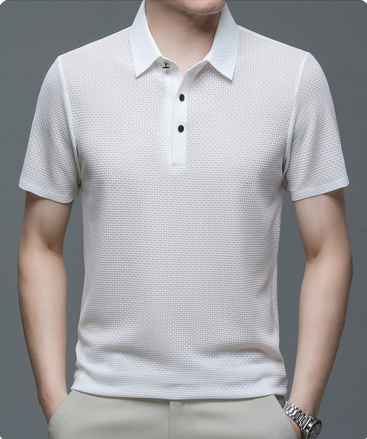 Polo Shirt – Breathable Mesh – Modern Fit