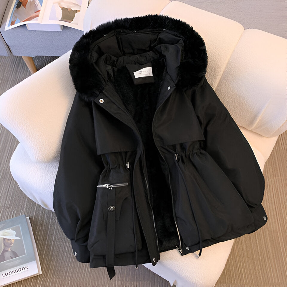 Winter Coat – Insulated Hood – Elegant Fit