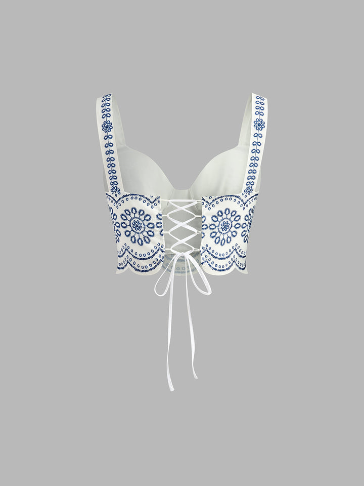 Two Piece Maxi Dress – Printed Crop Top – Vacation Set