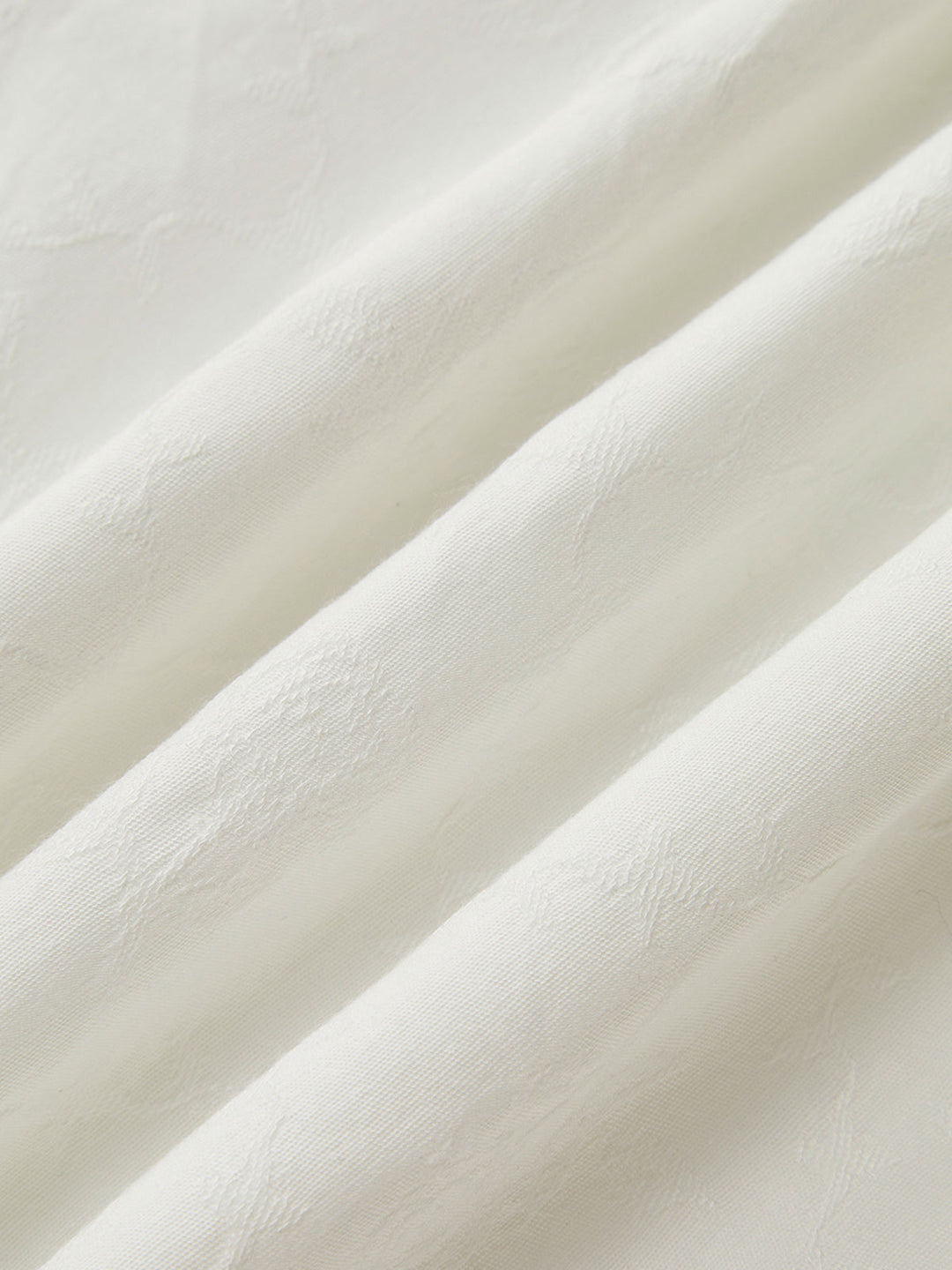 White Midi Dress – Ruched Bodice – Romantic Summer