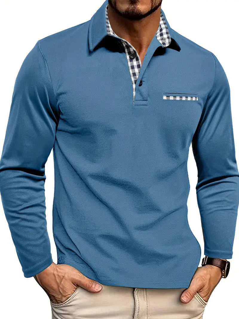 Long Sleeve Polo – Refined Fit – Everyday Essential