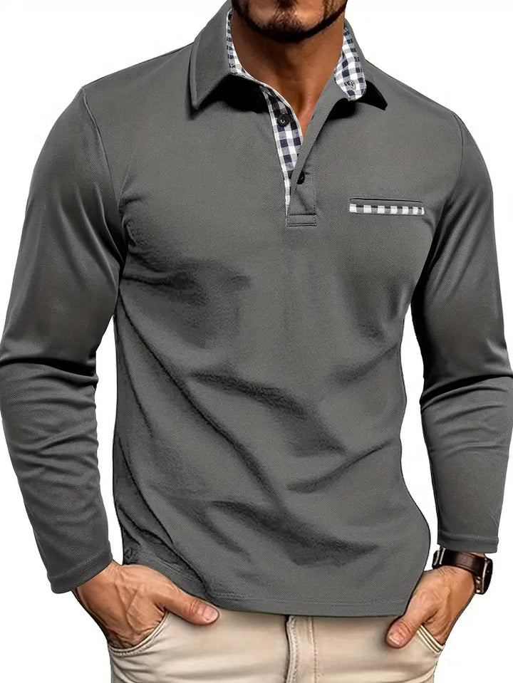 Long Sleeve Polo – Refined Fit – Everyday Essential