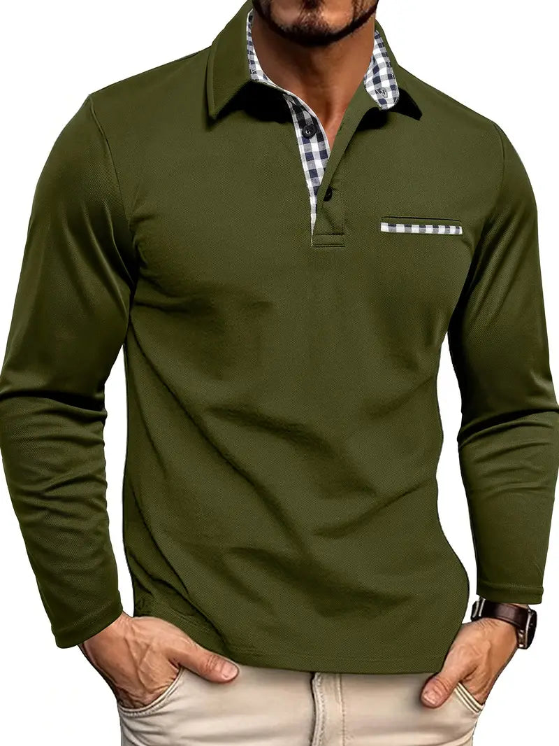 Long Sleeve Polo – Refined Fit – Everyday Essential