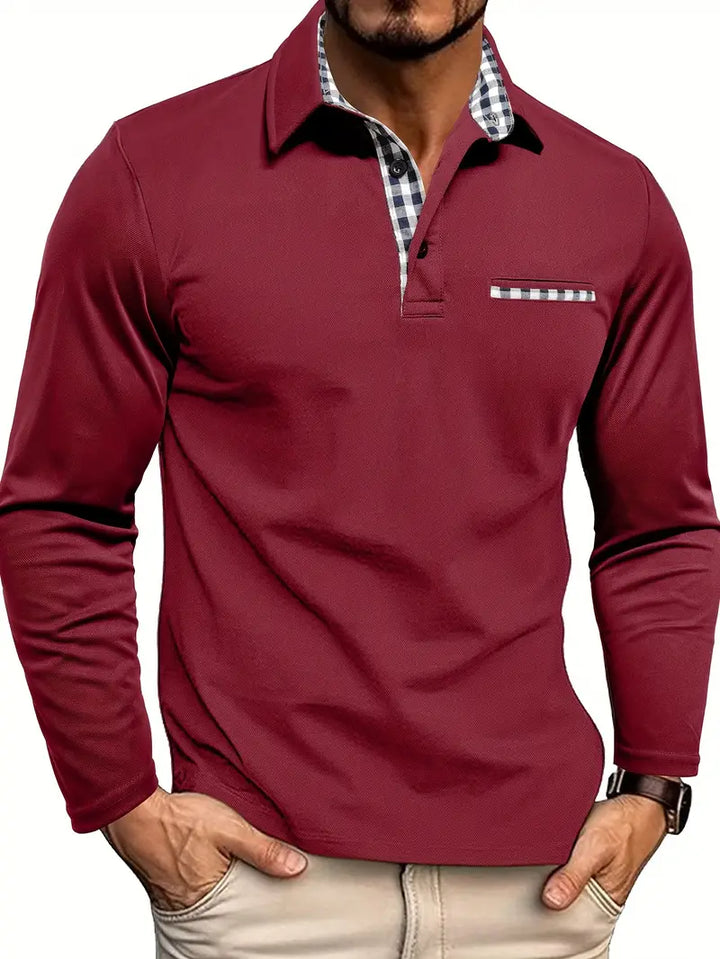 Long Sleeve Polo – Refined Fit – Everyday Essential