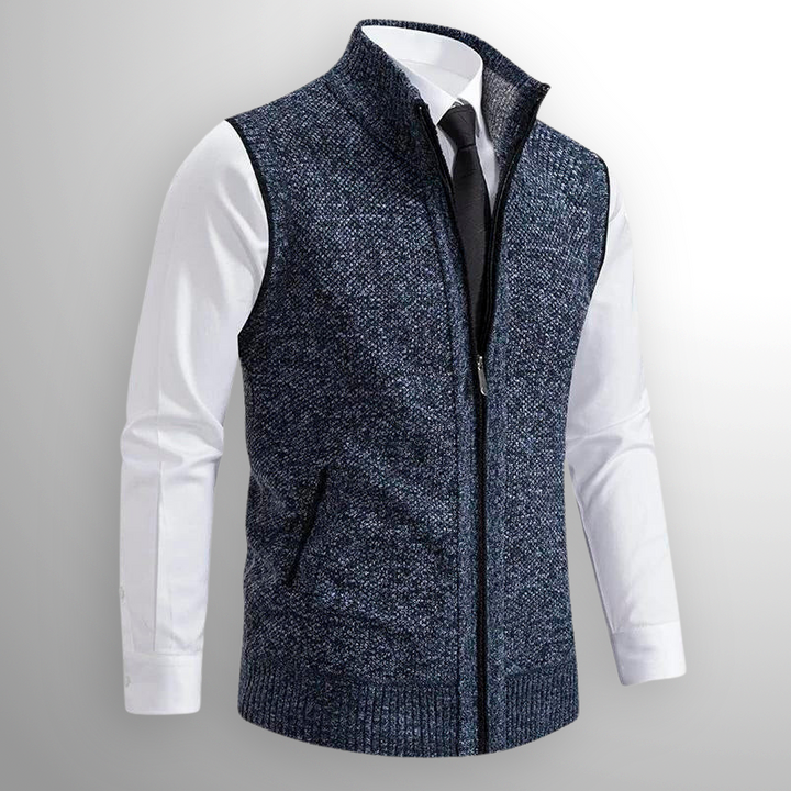 Knit Vest – Zip Front – Smart Layer