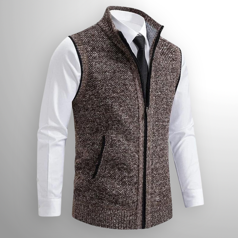 Knit Vest – Zip Front – Smart Layer
