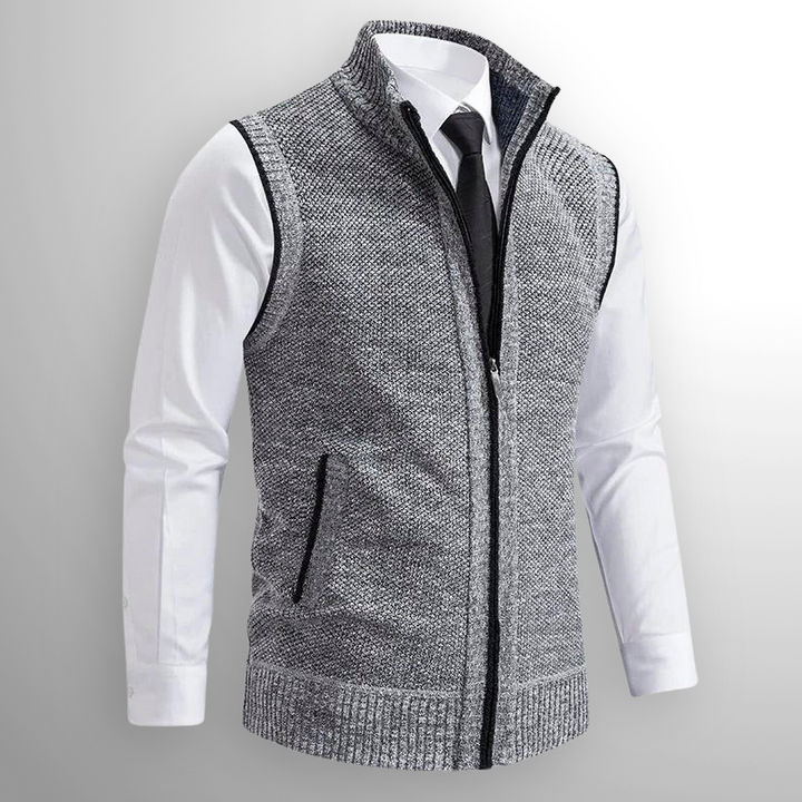 Knit Vest – Zip Front – Smart Layer