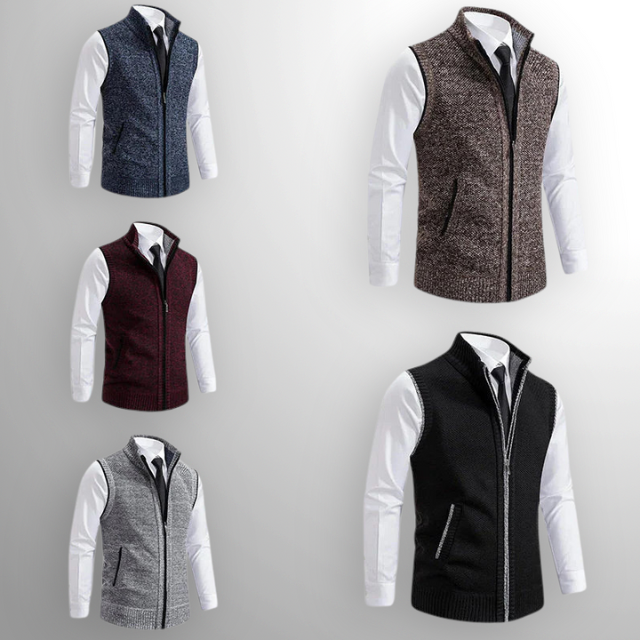 Knit Vest – Zip Front – Smart Layer