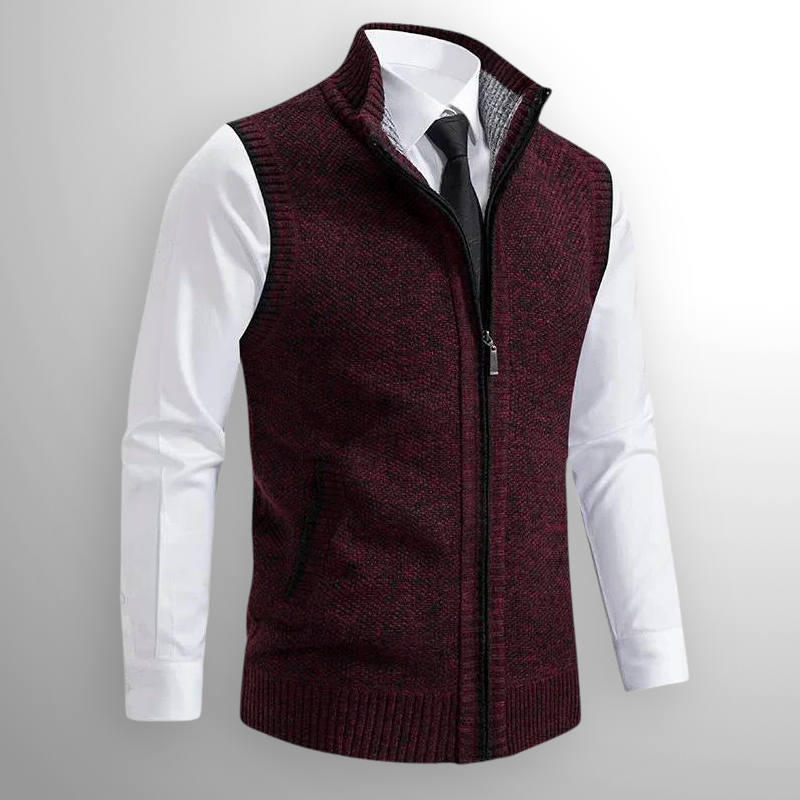 Knit Vest – Zip Front – Smart Layer